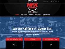 Tablet Screenshot of hfxsports.com